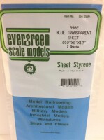 Evergreen 9902 Plasticcart Sheet Blue Transparent...