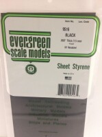 Evergreen 9516 Plasticcart Sheet Plain Black...