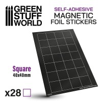 Magnetbases Eckig 40x40mm 28x selbstkleb gallery