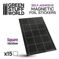 Magnetbases Eckig 50x50mm 15x selbstkleb gallery