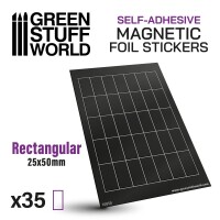 Magnetbases Eckig 25x50mm 35x selbstkleb gallery