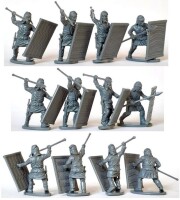 Persian Unarmoured Spearman 28mm 3