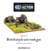 British Army Six Pounder AT Gun 28mm 2