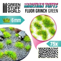 Martian Tufts Fluor Grinch Green 6mm gallery