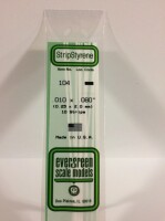 Evergreen 104 Plasticcart Strip 0,25x2,0x350mm (10) 1