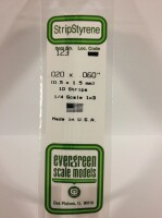 Evergreen 123 Plasticcart Strip 0,5x1,5x350mm (10) 1