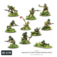 Japanese Army Teishin Shudan Paratroopers Squad 28mm 2