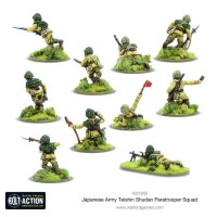 Japanese Army Teishin Shudan Paratroopers Squad 28mm 3