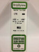 Evergreen 178 Plasticcart Strip 2,5x4,8x350mm (7) 1