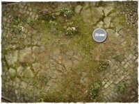 Deep Cut Studio Wargames Terrain Mat Cobblestone Streets v2 