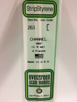 Evergreen 261 Plasticcart U Channel 1,5x gallery