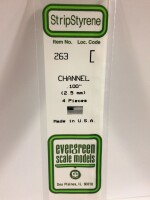 Evergreen 263 Plasticcart U Channel 2,5x gallery