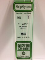 Evergreen 761 Plasticcart T Shape 0,9x0,9x350mm (4) 1