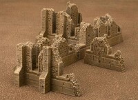 Battlefield in a Box Sandstone Ruined Walls 4