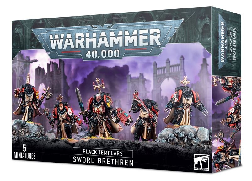 Games Workshop Schwarz Figurine Warhammer 40K - Black Templars Frères D'épée - Bild 3