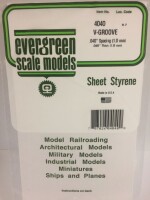 Evergreen 4040 Plasticcart Sheet V Groov gallery