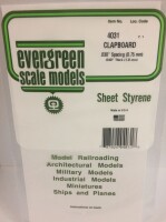 Evergreen 4031 Plasticcart Sheet Clapboa gallery