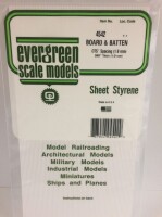 Evergreen 4542 Plasticcart Sheet Board & Batten Siding 1