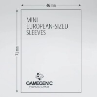 Gamegenic 50 Matte Mini European Sized Boardgame Sleeves 46x