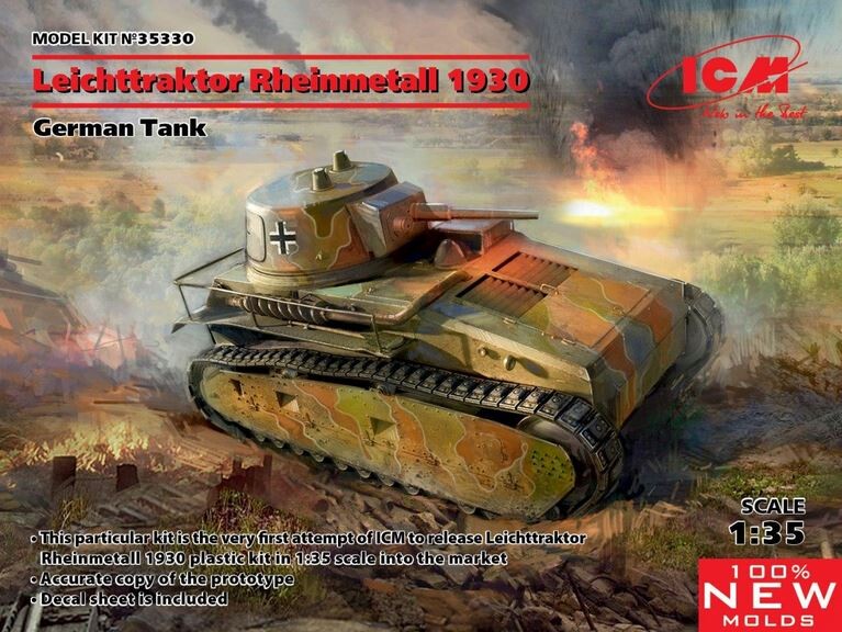 ICM WWII German Tank Leichttraktor Rheinmetall (1930) 1:35