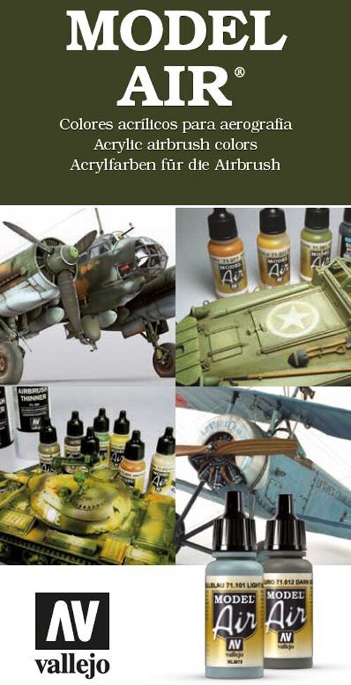(450,00€/1l) Vallejo Model Air UK No.61 Light Stone 71143 17ml Farbe Airbrush Fa - Bild 2