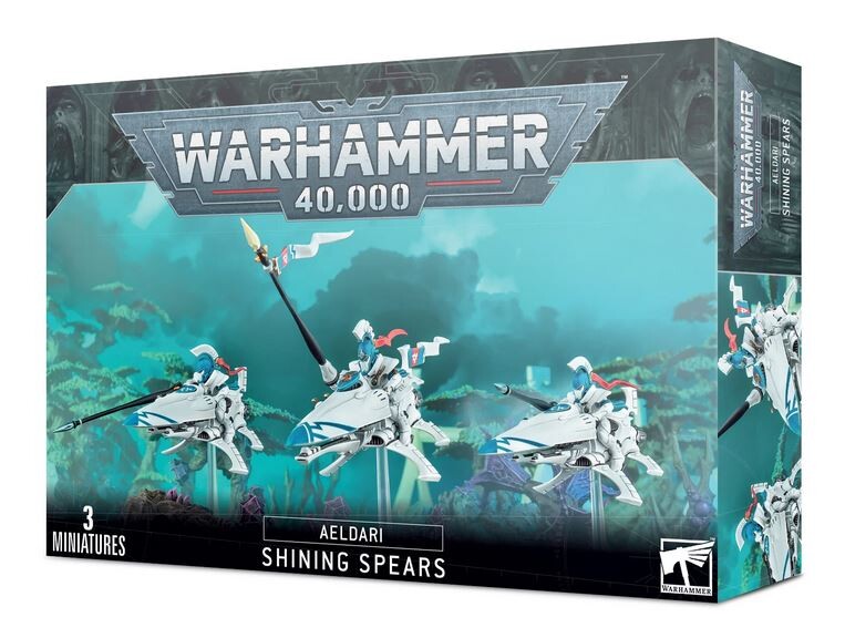 Games Workshop Unisex Weiß Figurine Warhammer 40K - Aeldari Lances Etincelantes - Bild 3