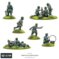Italian Army Support Group 28mm 3