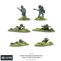 Italian Paracadutisti Flamethrower, Sniper & Light Morta