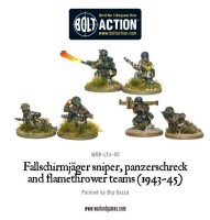 German Fallschirmjäger Sniper Panzerschreck and Flameth