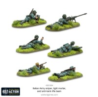 Italian Army Sniper, Light Mortar and Anti-tank Rifle Teams 