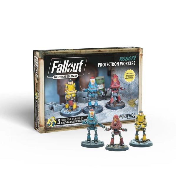 Fallout Wasteland Warfare Robots Protectron Workers