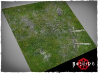 Deep Cut Studio Wargames Terrain Mat Bushido Temple Ruins...