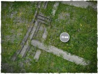Deep Cut Studio Wargames Terrain Mat Bushido Temple Ruins 2x