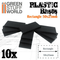 Plastik Bases Eckig 25x50mm (10) gallery