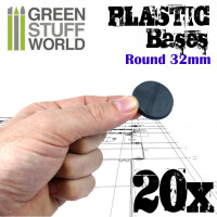 Plastik Bases Rund 32mm (20) 3