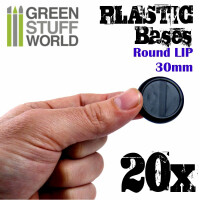 Plastik Bases Rund Lip 30mm (20) 3