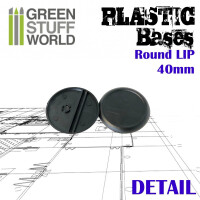 Plastik Bases Rund Lip 40mm (10) 2