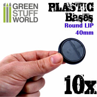 Plastik Bases Rund Lip 40mm (10) 3