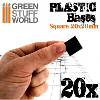 Plastik Bases Eckig 20x20mm (20) 4