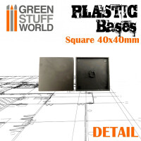 Plastik Bases Eckig 40x40mm (10) 2