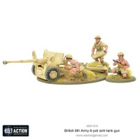 British 8th Army 6 Pounder AT Gun 28mm