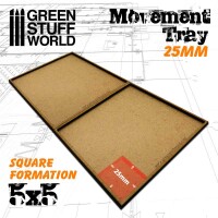 MDF Regimentsbases 25mm 5x5 Square Forma gallery
