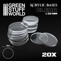 Acryl Bases Rund 32mm (20)
