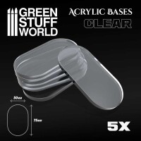 Acryl Bases Oval 75x50mm (5) gallery
