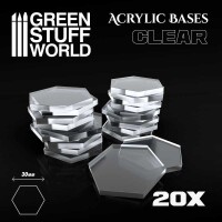 Acryl Bases Hexagon 30mm (20) gallery