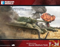 T-34 Soviet Medium Tank 1/56 28mm 1