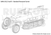 Sd.Kfz. 251/1 Ausf D 1/56 28mm 2