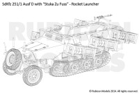 Sd.Kfz. 251/1 Ausf D Stuka zu Fuss 1/56 28mm 4