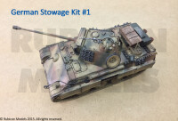 German Stowage Set 1 1/56 28mm 3