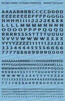 Black Military Lettering 001 Decals gallery